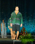 KŪ'ULA Long Sleeve Aloha Shirt Loko i'a Kuapā