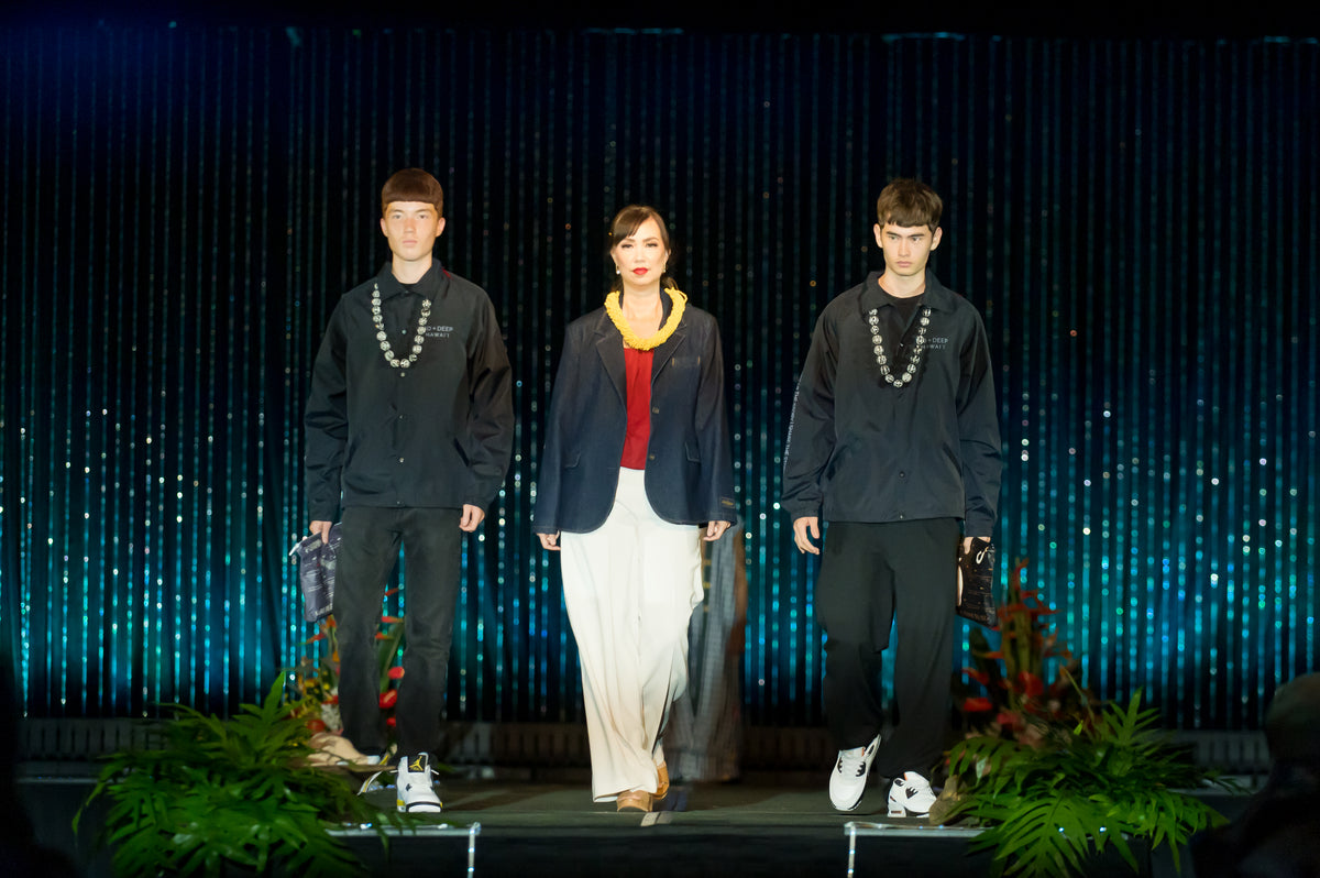 The Returning Blazer front view on the MAMo 2026 runway