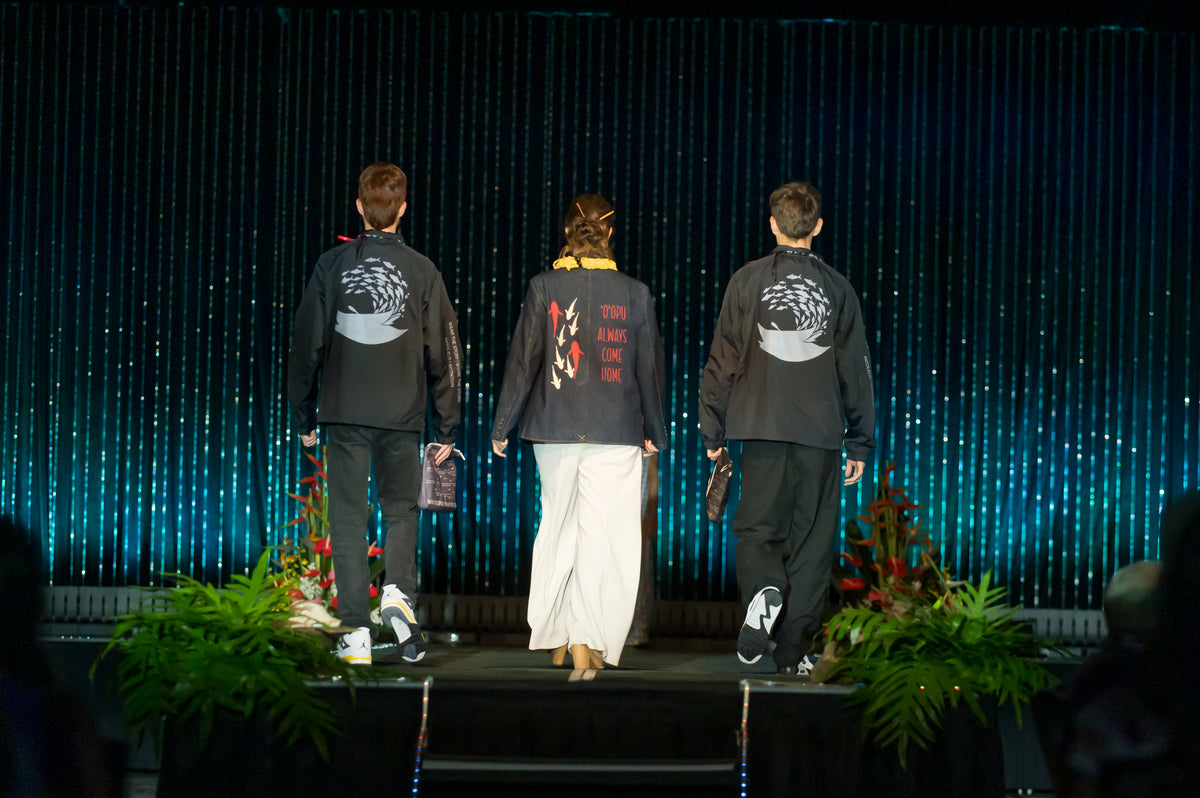 The Returning Blazer on the MAMo 2026 runway, back view