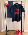 The Source: Heavyweight Oversized Tee (red)